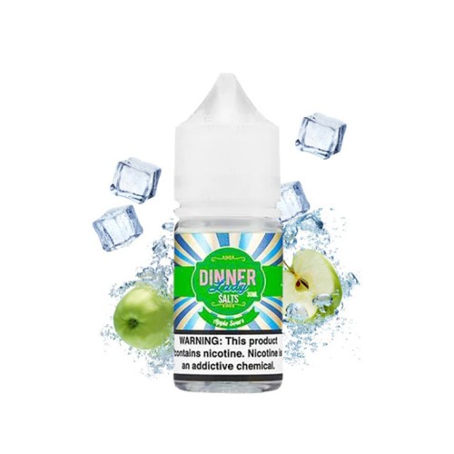 Dinner Lady - Apple Sours ICE Salt Likit (30ML) Dinner Lady - Apple Sours ICE Salt Likit (30ML)