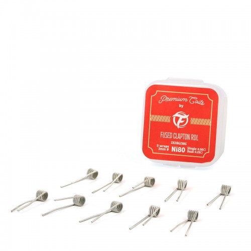 Fumytech Fused Clapton RDL Ni80 0.50oHm (10 Adet Hazır Tel)