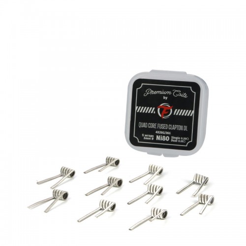 Fumytech Quad Core Fused Clapton DL Ni80 0.20oHm (10 Adet Hazır Tel)