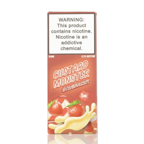 Jam Monster - Custard Monster Strawberry 100ML Jam Monster - Custard Monster Strawberry 100ML