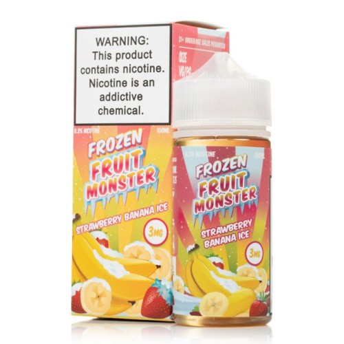 Jam Monster - Frozen Fruit Monster Strawberry Banana ICE 100ML Jam Monster - Frozen Fruit Monster Strawberry Banana ICE 100ML