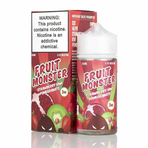 Jam Monster - Fruit Monster Strawberry Kiwi Pomegranate 100ML Jam Monster - Fruit Monster Strawberry Kiwi Pomegranate 100ML