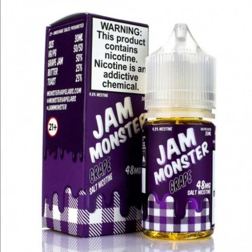 Jam Monster - Grape Salt 30ML Jam Monster - Grape Salt 30ML