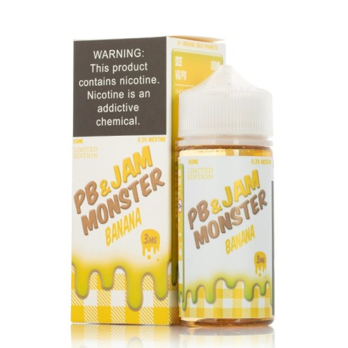 Jam Monster & PB - Banana 100ML Jam Monster & PB - Banana 100ML