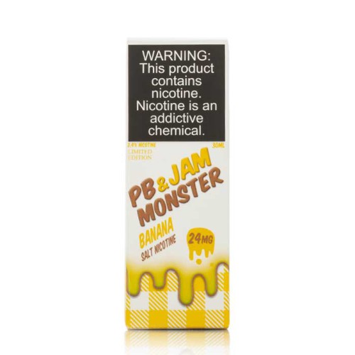 Jam Monster & PB - Banana Salt 30ML Jam Monster & PB - Banana Salt 30ML
