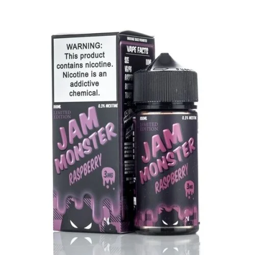 Jam Monster Raspberry 100ML Jam Monster Raspberry 100ML