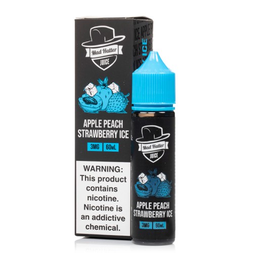Mad Hatter Juice - Apple Peach Strawberry Ice (60mL) Likit Mad Hatter Juice - Apple Peach Strawberry Ice (60mL) Likit