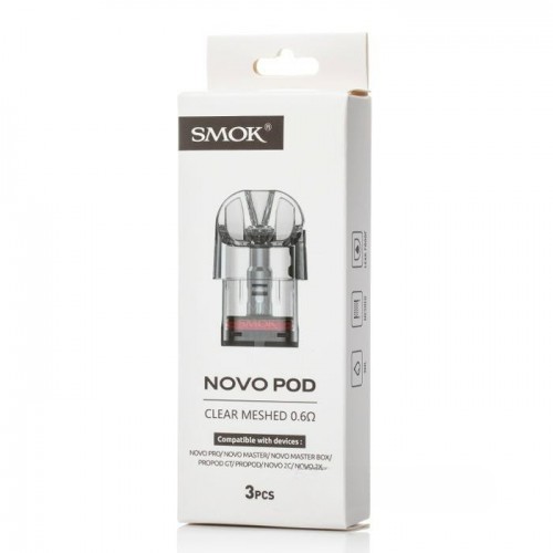 Smok Novo Pod Clear - Novo Kartuş (3 Adet) Smok Novo Pod Clear - Novo Kartuş (3 Adet)