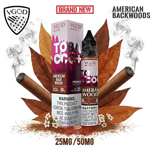 VGOD SaltNic - American Backwoods Tobacco (30ML)