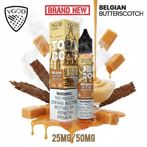 VGOD SaltNic - Belgian Butterscotch Tobacco (30ML)