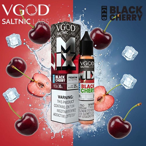 VGOD SaltNic - Black Cherry Mix Iced (30ML)