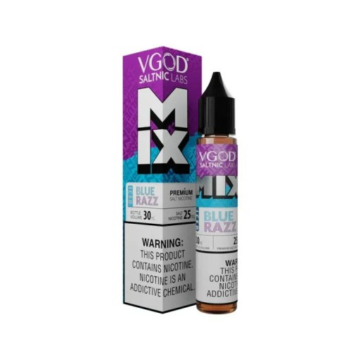 VGOD SaltNic - Blue Razz Mix ICED Salt Likit (30ML) VGOD SaltNic - Blue Razz Mix ICED Salt Likit (30ML)