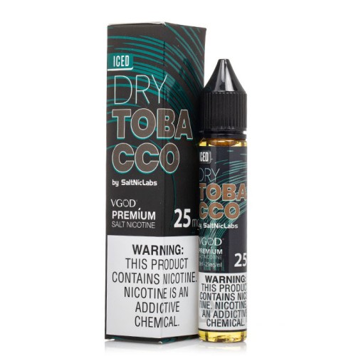 VGOD SaltNic - Dry Tobacco ICED Salt Likit (30ML) VGOD SaltNic - Dry Tobacco ICED Salt Likit (30ML)