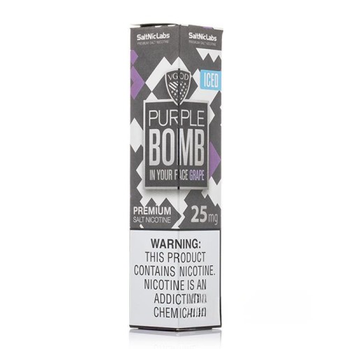 VGOD SaltNic - Purple Bomb ICED Salt Likit (30ML) VGOD SaltNic - Purple Bomb ICED Salt Likit (30ML)