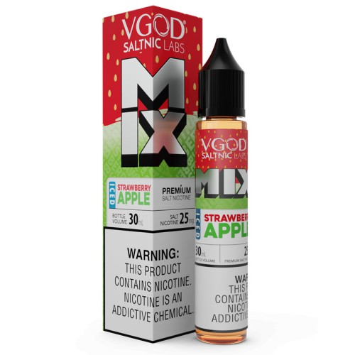 VGOD SaltNic - Strawberry Apple Mix Iced Salt Likit (30ML) VGOD SaltNic - Strawberry Apple Mix Iced Salt Likit (30ML)