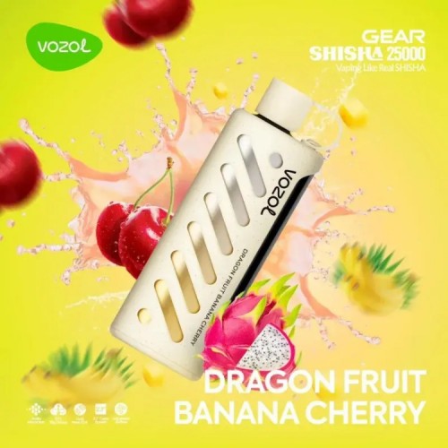 VOZOL GEAR 25000 Dragonfruit Banana Cherry VOZOL GEAR 25000 Dragonfruit Banana Cherry