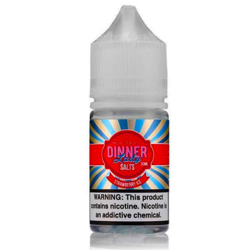 Dinner Lady - Strawberry Ice Salt Likit (30ML) Dinner Lady - Strawberry Ice Salt Likit (30ML)