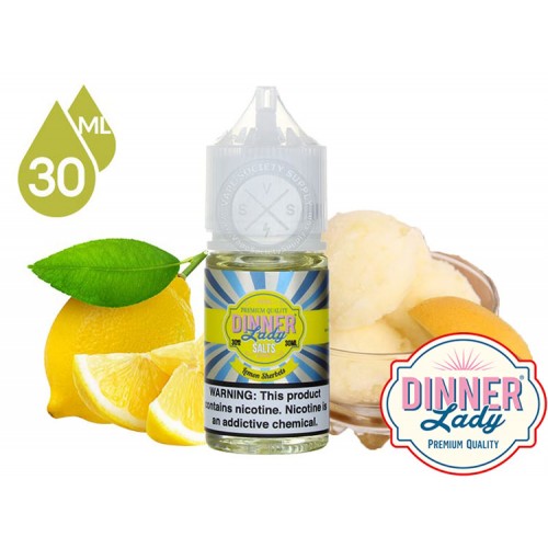 Dinner Lady - Lemon Sherbets Salt Likit (30ML) Dinner Lady - Lemon Sherbets Salt Likit (30ML)