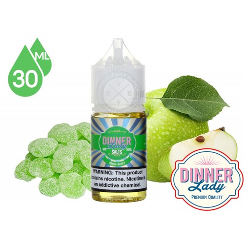 Dinner Lady - Apple Sours Salt Likit (30ML) Dinner Lady - Apple Sours Salt Likit (30ML)