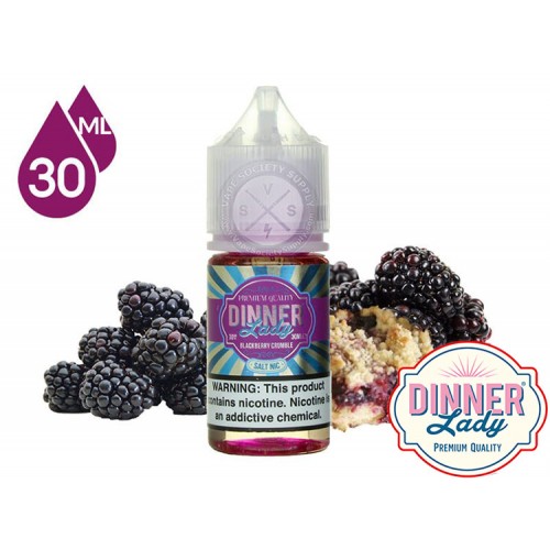 Dinner Lady - Blackberry Crumble Salt Likit (30ML) Dinner Lady - Blackberry Crumble Salt Likit (30ML)