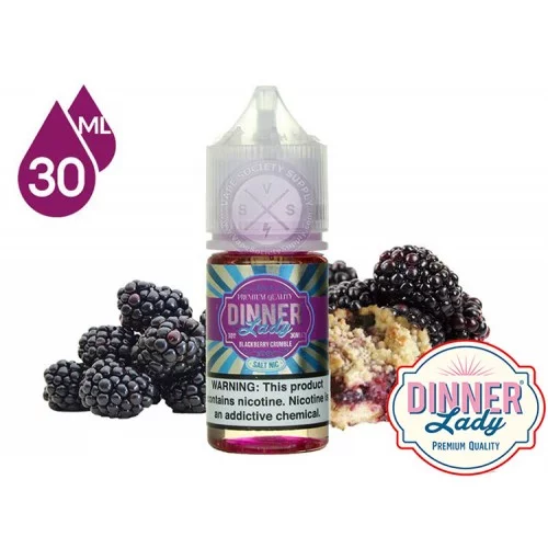 Dinner Lady - Blackberry Crumble Salt Likit (30ML) Dinner Lady - Blackberry Crumble Salt Likit (30ML)