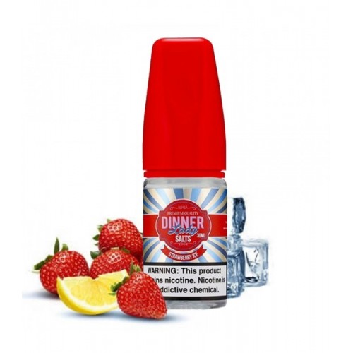 Dinner Lady - Strawberry Ice Salt Likit (30ML) Dinner Lady - Strawberry Ice Salt Likit (30ML)