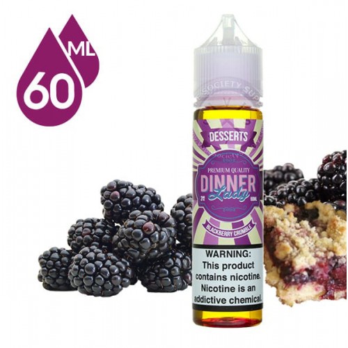 Dinner Lady - Blackberry Crumble (60ML) Dinner Lady - Blackberry Crumble (60ML)