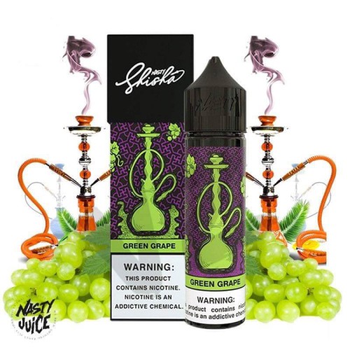 Nasty Juice Shisha Series - Green Grape Premium Likit (60ML) Nasty Juice Shisha Series - Green Grape Premium Likit (60ML)