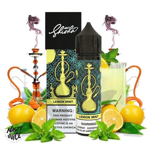 Nasty Juice Shisha Series - Lemon Mint Premium Likit (60ML) Nasty Juice Shisha Series - Lemon Mint Premium Likit (60ML)