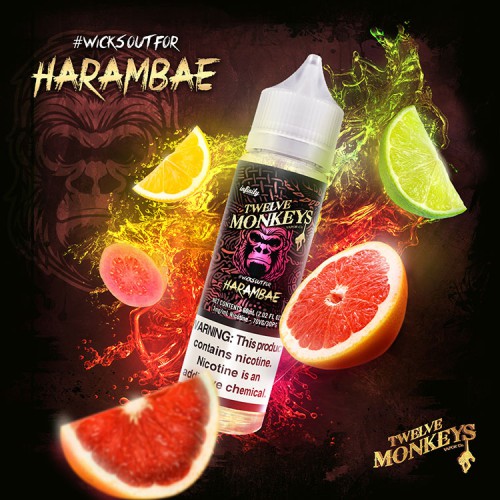 Twelve Monkeys Vapor - Harambae (60ML) Twelve Monkeys Vapor - Harambae (60ML)