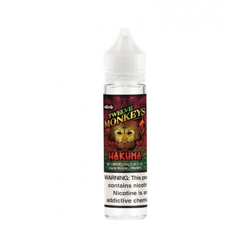 Twelve Monkeys Vapor - Hakuna (60ML) Twelve Monkeys Vapor - Hakuna (60ML)