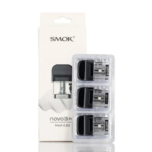 SMOK NOVO 3 Yedek Pod Kartuş - (3 Adet) SMOK NOVO 3 Yedek Pod Kartuş - (3 Adet)