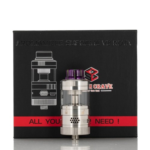 Steam Crave Aromamizer SUPREME V3 Atomizer 25mm RDTA Steam Crave Aromamizer SUPREME V3 Atomizer 25mm RDTA