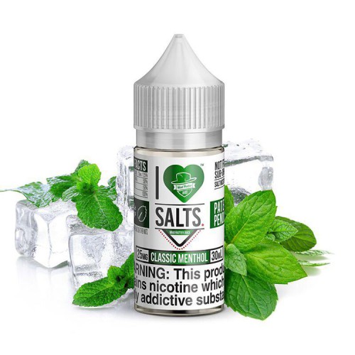 I Love Salts - Classic Menthol (30ML) Salt Likit I Love Salts - Classic Menthol (30ML) Salt Likit