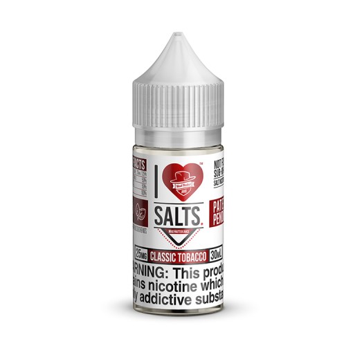 I Love Salts - Classic Tobacco (30ML) Salt Likit I Love Salts - Classic Tobacco (30ML) Salt Likit