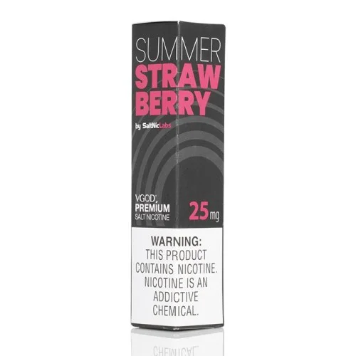 VGOD SaltNic - Summer Strawberry (Çilek Mentol) (30ML) VGOD SaltNic - Summer Strawberry (Çilek Mentol) (30ML)