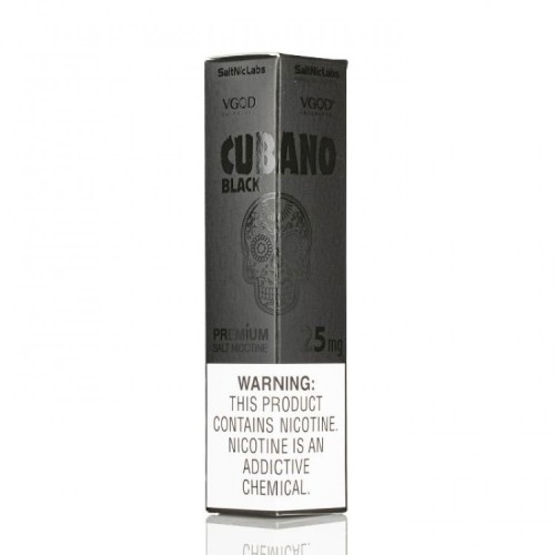 VGOD SaltNic - Cubano Black Salt Likit (30ML) VGOD SaltNic - Cubano Black Salt Likit (30ML)