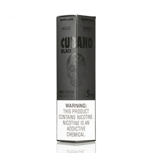 VGOD SaltNic - Cubano Black Salt Likit (30ML) VGOD SaltNic - Cubano Black Salt Likit (30ML)