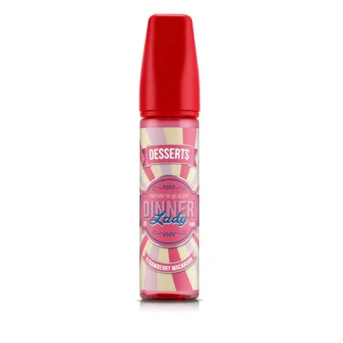 Dinner Lady - Strawberry Macaroon (60 ML) Likit Dinner Lady - Strawberry Macaroon (60 ML) Likit