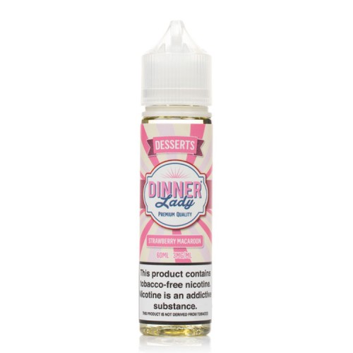 Dinner Lady - Strawberry Macaroon (60 ML) Likit Dinner Lady - Strawberry Macaroon (60 ML) Likit