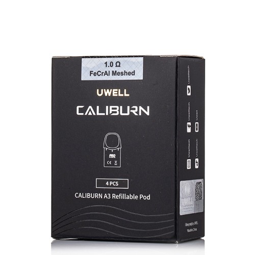 Uwell Caliburn A3 Pod Kartuş (4 Adet) Uwell Caliburn A3 Pod Kartuş (4 Adet)
