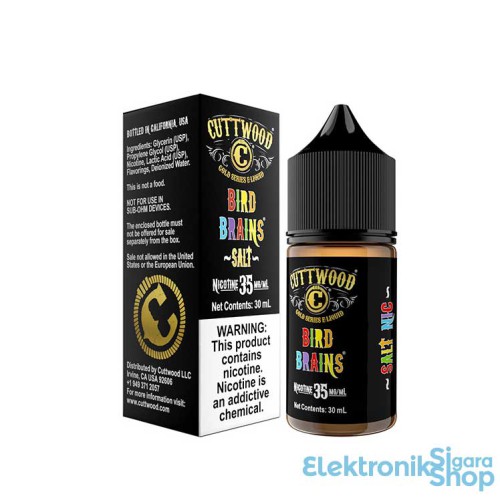 CuttWood - Bird Brains Salt Likit (30ML) CuttWood - Bird Brains Salt Likit (30ML)