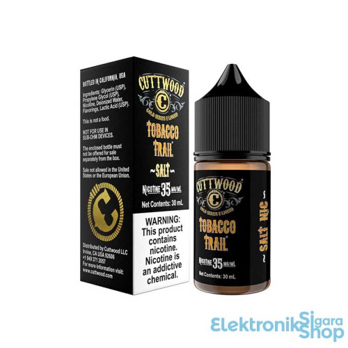 CuttWood - Tobacco Trail Salt Likit (30ML) CuttWood - Tobacco Trail Salt Likit (30ML)