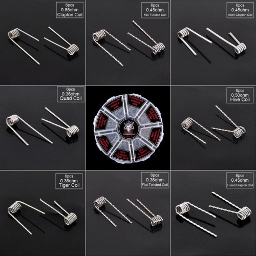 Demon Killer 8 in 1 Atomizer Sarım Teli Kutusu (48 Adet) Demon Killer 8 in 1 Atomizer Sarım Teli Kutusu (48 Adet)