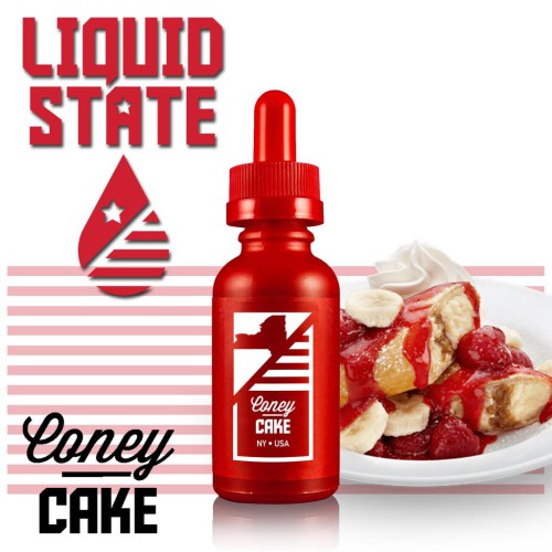 Liquid State - Coney Cake Premium Elektronik Sigara Likiti (60 ml) Liquid State - Coney Cake Premium Elektronik Sigara Likiti (60 ml)