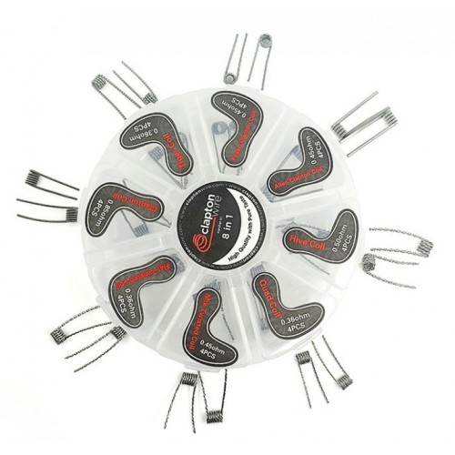 Clapton Wire Kanthal A1 8in1 Coil Seti 33 Parça Clapton Wire Kanthal A1 8in1 Coil Seti 33 Parça