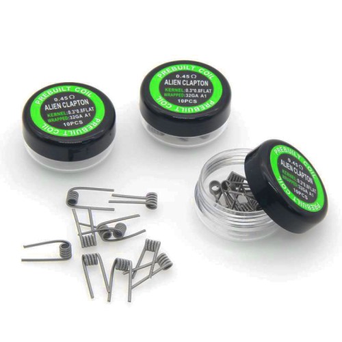 Alien Clapton 10 Adet Hazır Sarılı Tel (0.45 oHm) Alien Clapton 10 Adet Hazır Sarılı Tel (0.45 oHm)